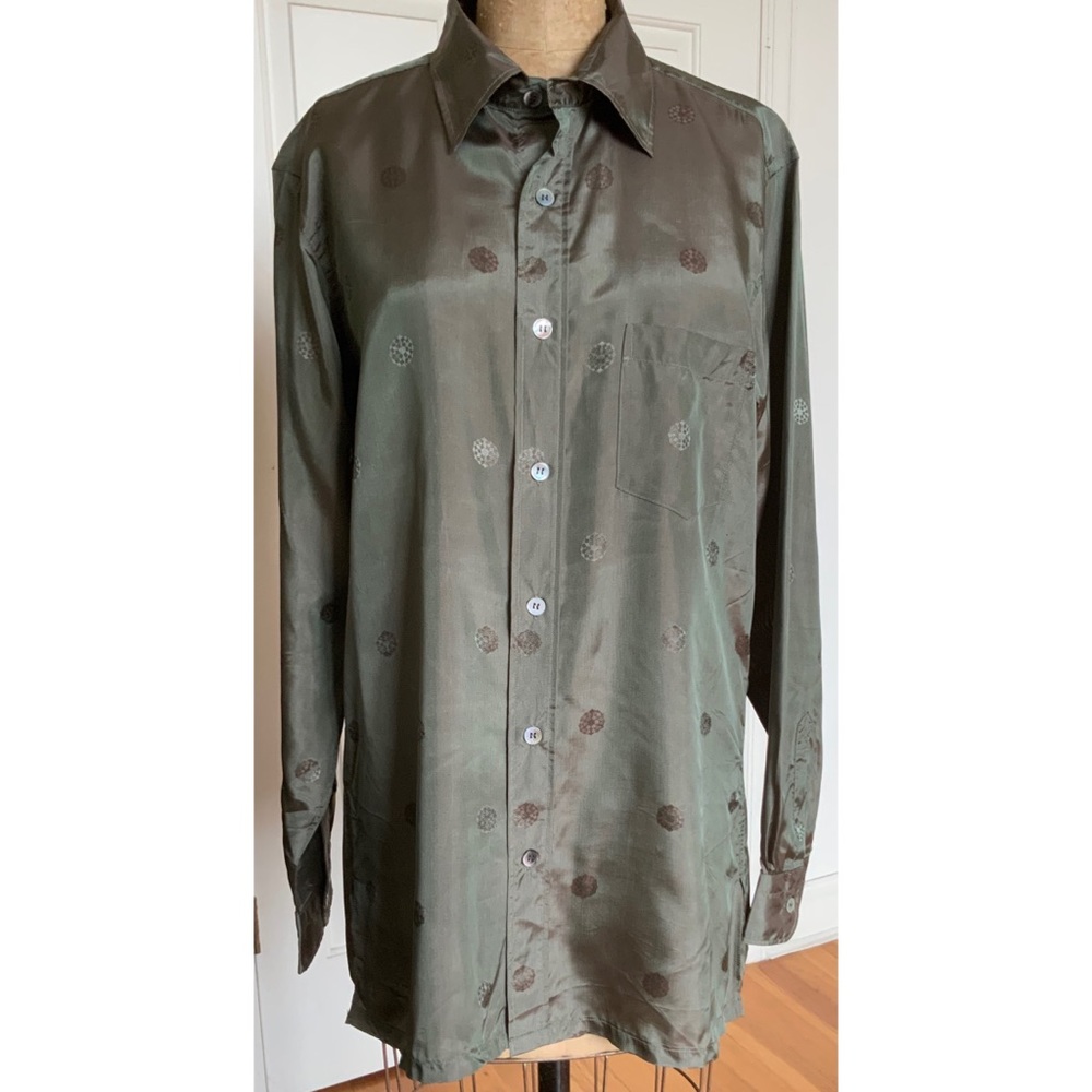 Equipment Long Sleeve Blouse Made In France Sz L